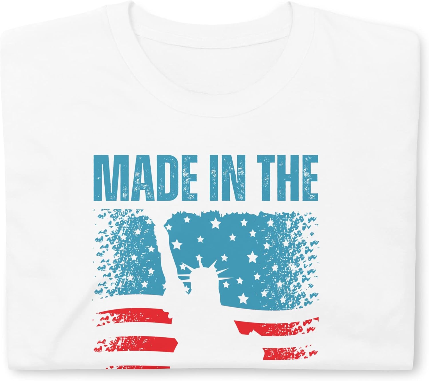 4th of July Made in The USA Men\u2019s Women's Short Sleeve Graphic - Image 6