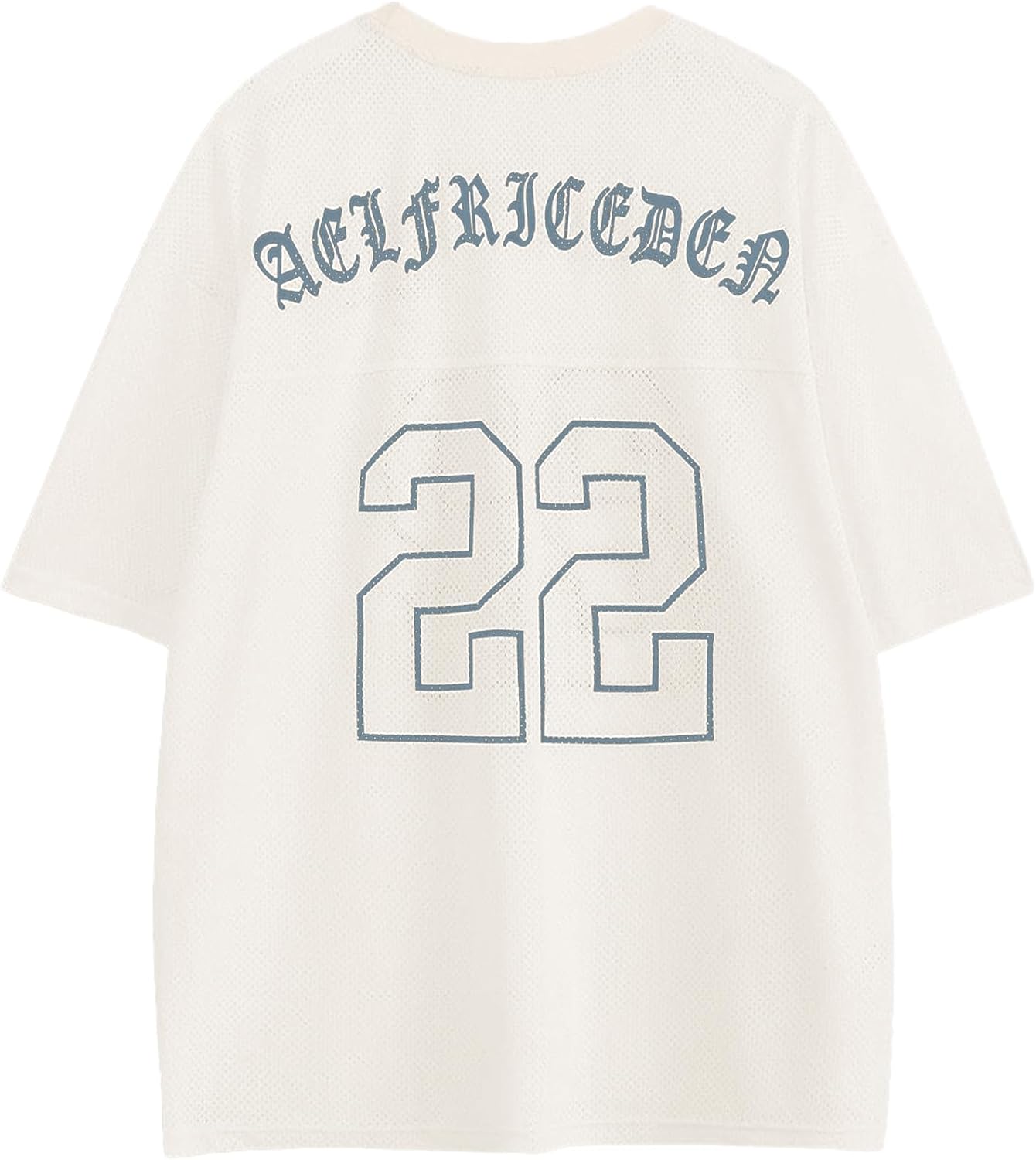 Aelfric Eden Mens Jersey Shirts Mesh Print Number Unisex Oversized Graphic Tees Short Sleeve Casual T Shirt Y2k Tops - Image 13