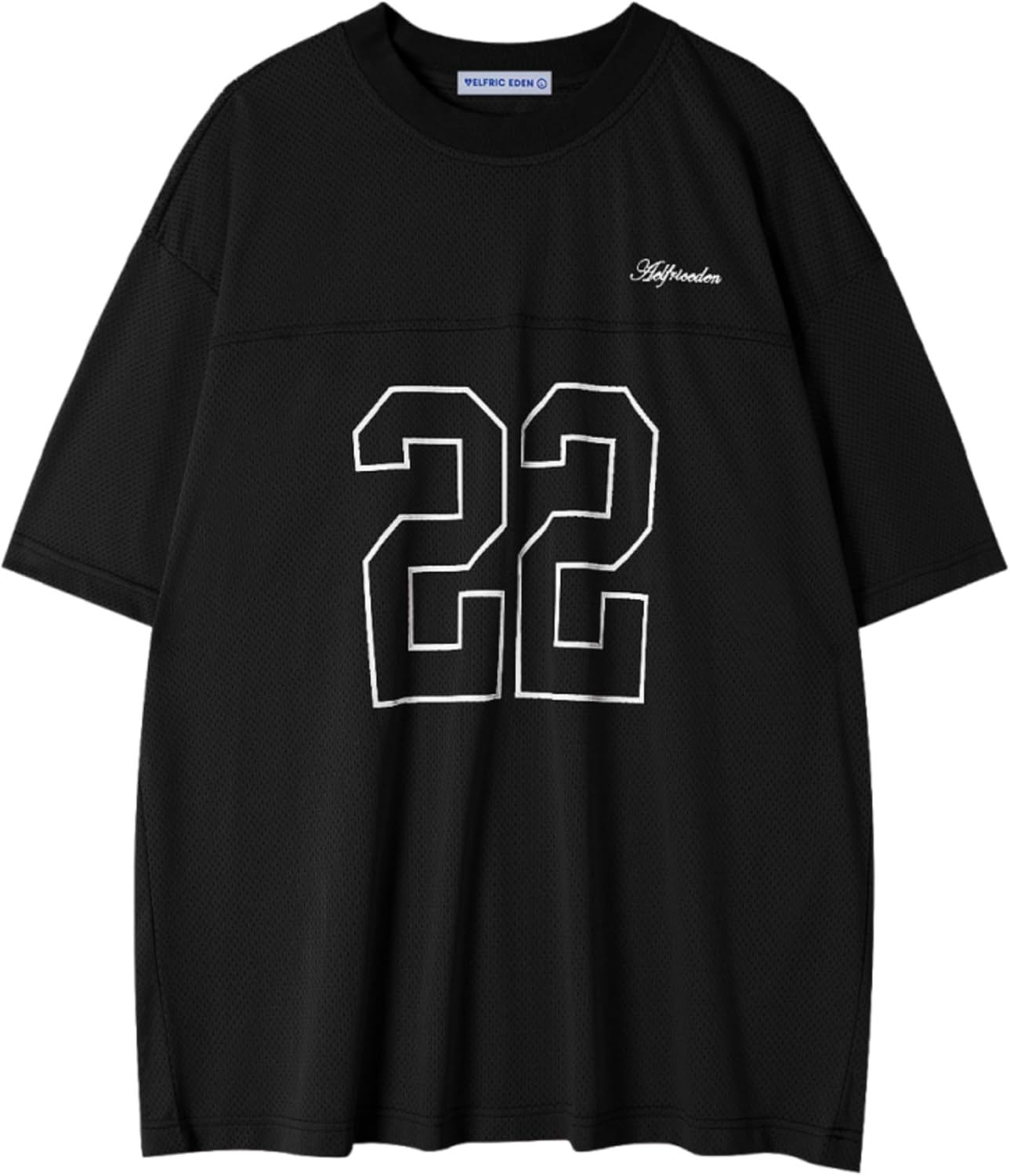 Aelfric Eden Mens Jersey Shirts Mesh Print Number Unisex Oversized Graphic Tees Short Sleeve Casual T Shirt Y2k Tops - Image 2