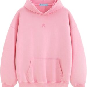 Aelfric Eden Washed Plain Hoodies For Men Women Vintage Acid Wash Oversized Sweatshirts Casual Streetwear Pullover Hoodie