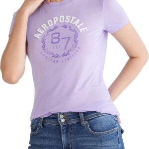 AEROPOSTALE Women's Aero Ss Graphic Tee-Arch