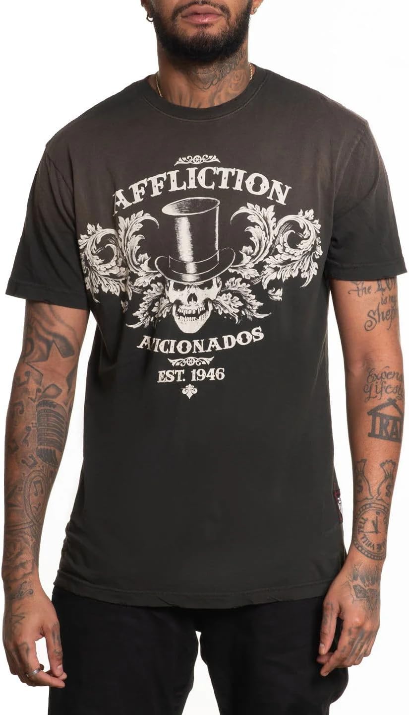 Affliction Men's Core T-Shirt, Short Sleeve, Graphic Print Design T-Shirts - Image 23