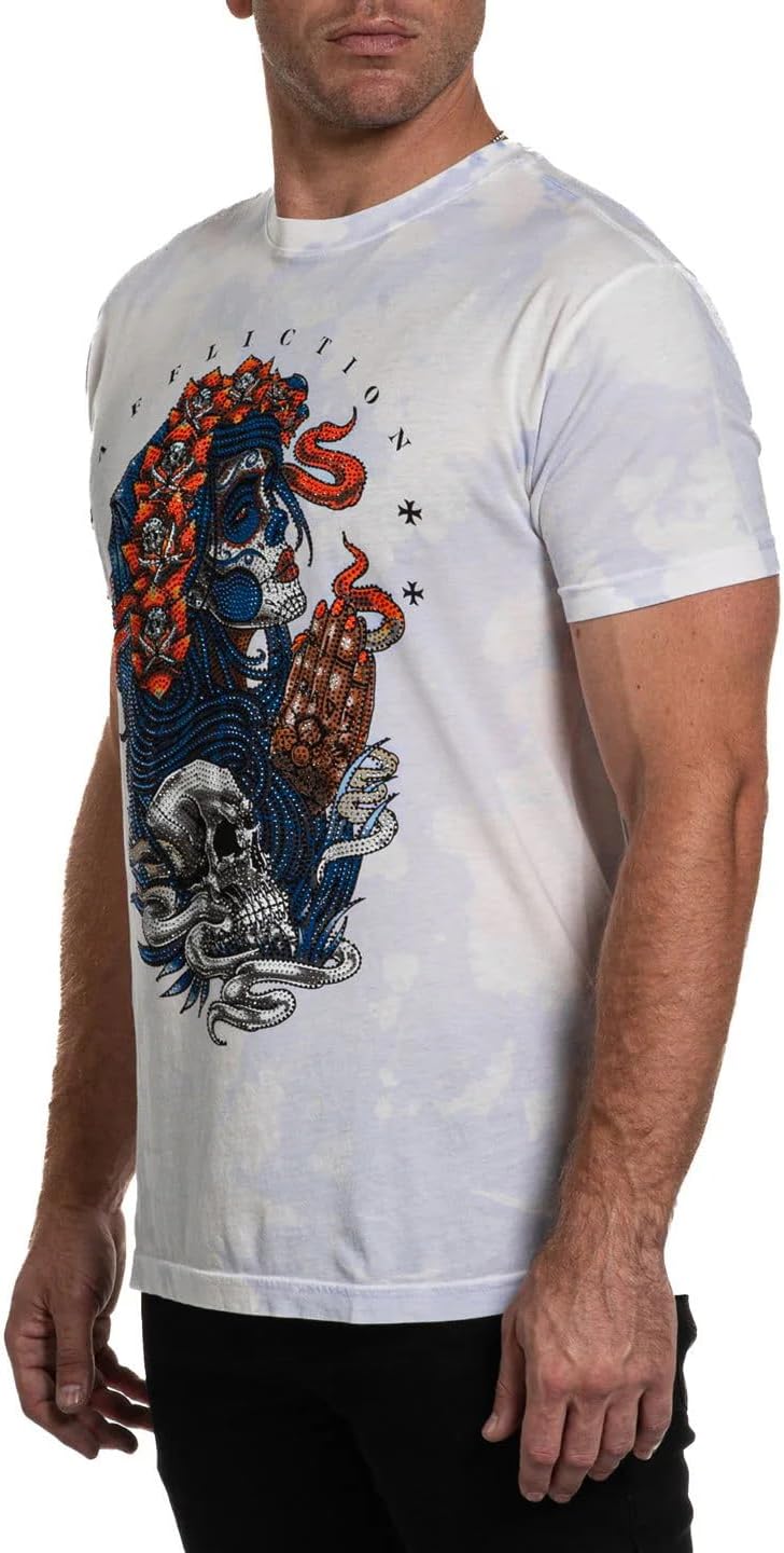 Affliction Men's Core T-Shirt, Short Sleeve, Graphic Print Design T-Shirts - Image 3