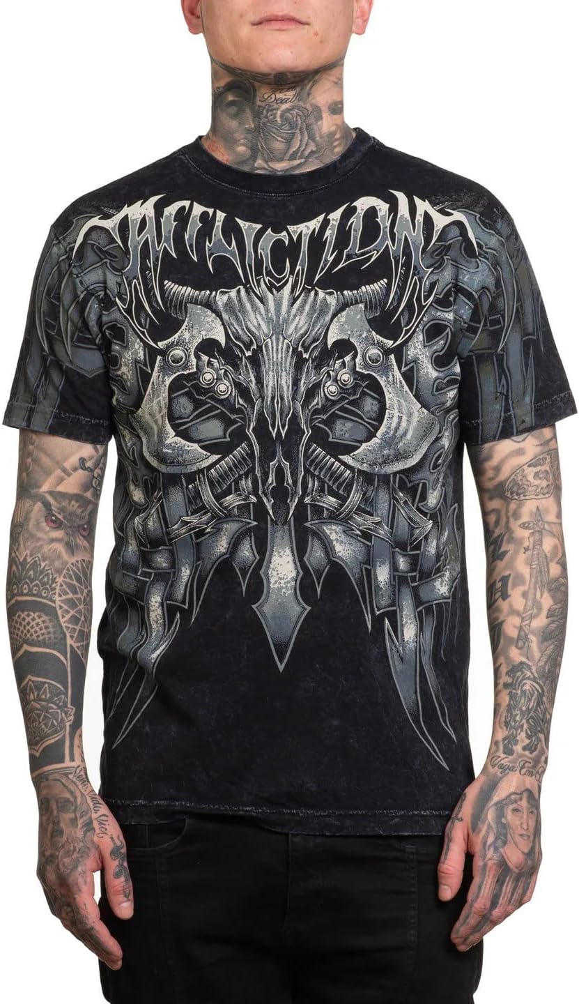Affliction Men's Core T-Shirt, Short Sleeve, Graphic Print Design T-Shirts - Image 13