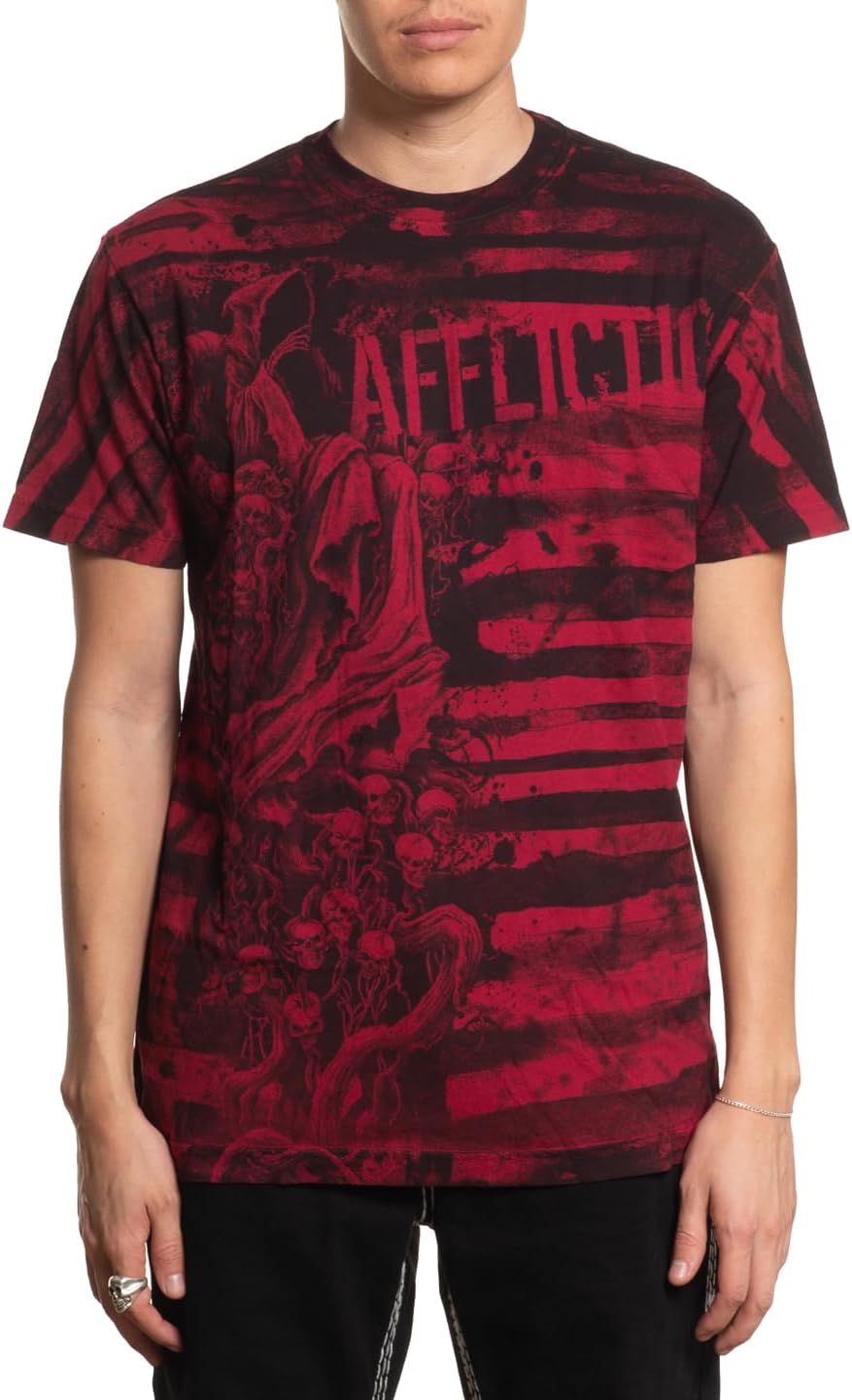 Affliction Men's Core T-Shirt, Short Sleeve, Graphic Print Design T-Shirts - Image 8