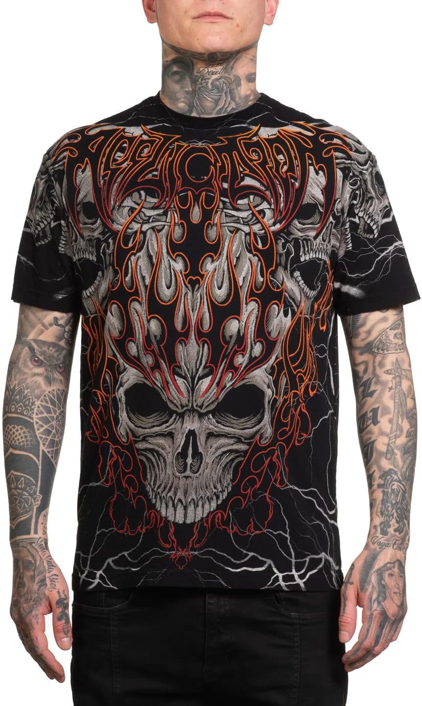 Affliction Men's Core T-Shirt, Short Sleeve, Graphic Print Design T-Shirts - Image 27