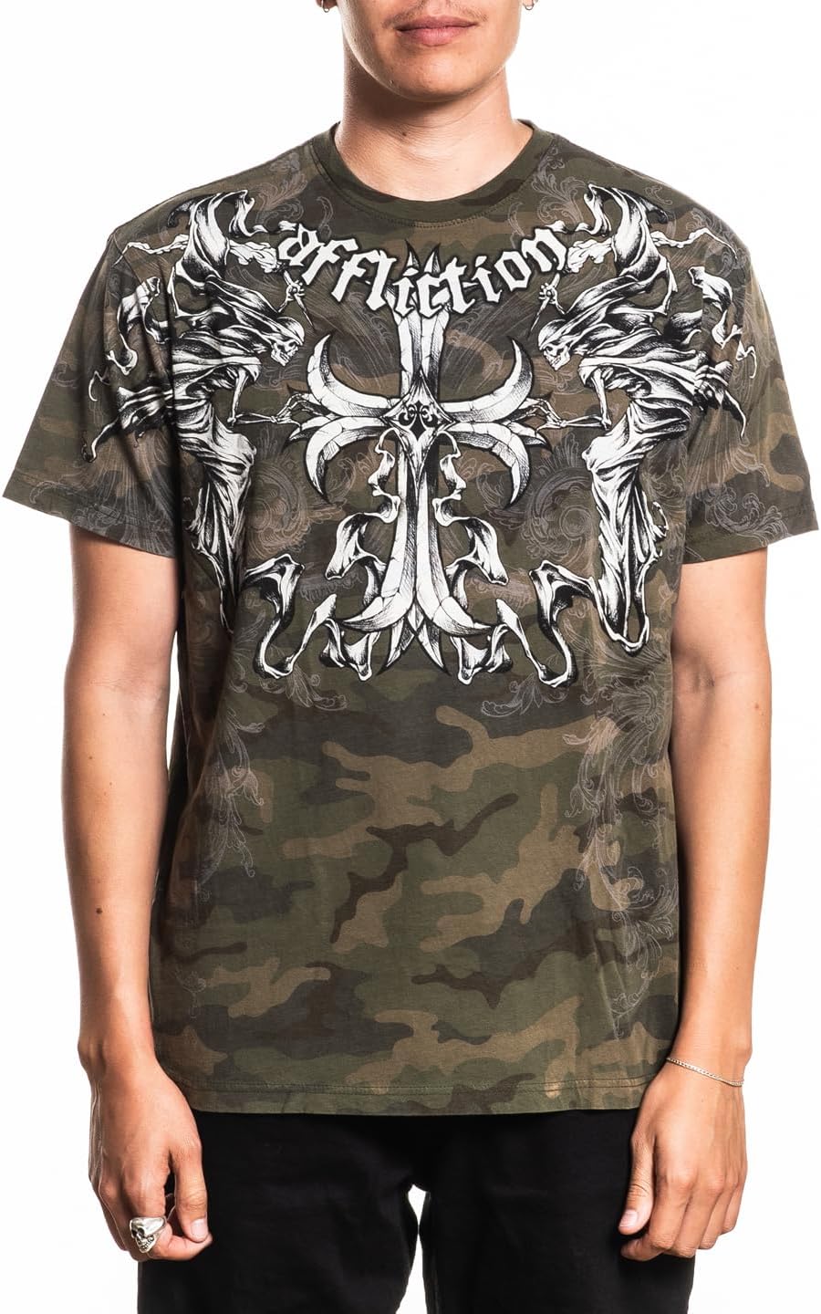 Affliction Men's Core T-Shirt, Short Sleeve, Graphic Print Design T-Shirts - Image 9