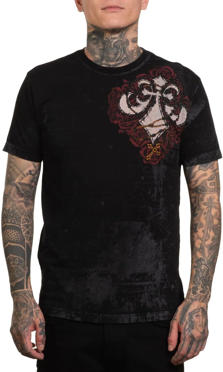 Affliction Men's Core T-Shirt, Short Sleeve, Graphic Print Design T-Shirts - Image 11