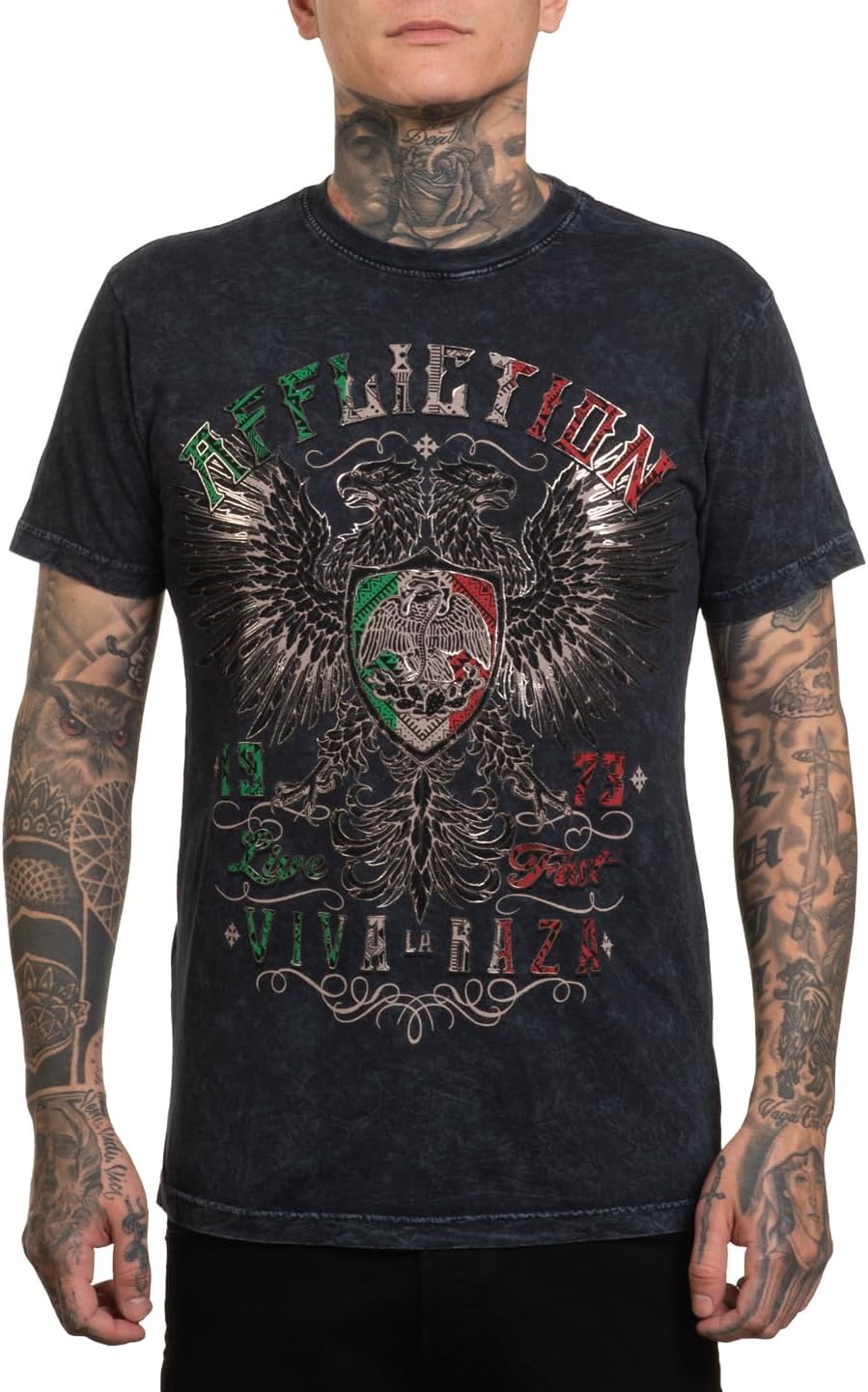 Affliction Men's Core T-Shirt, Short Sleeve, Graphic Print Design T-Shirts - Image 15