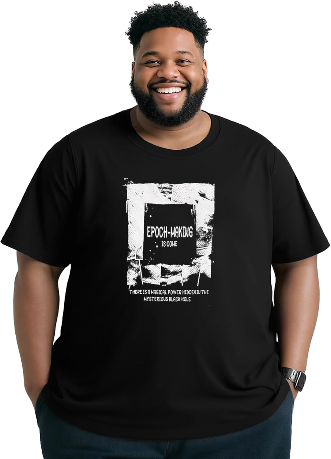 Big and Tall T Shirts for Men, Oversize Cotton Crew Neck T-Shirts, Short Sleeve Pullover Casual Loose Basic Tee Tops 4XL-8XL