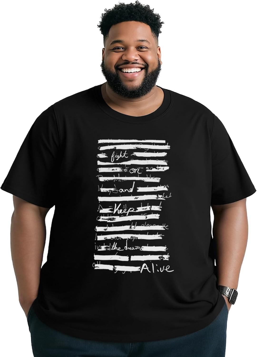 Big and Tall T Shirts for Men, Oversize Cotton Crew Neck T-Shirts, Short Sleeve Pullover Casual Loose Basic Tee Tops 4XL-8XL - Image 11