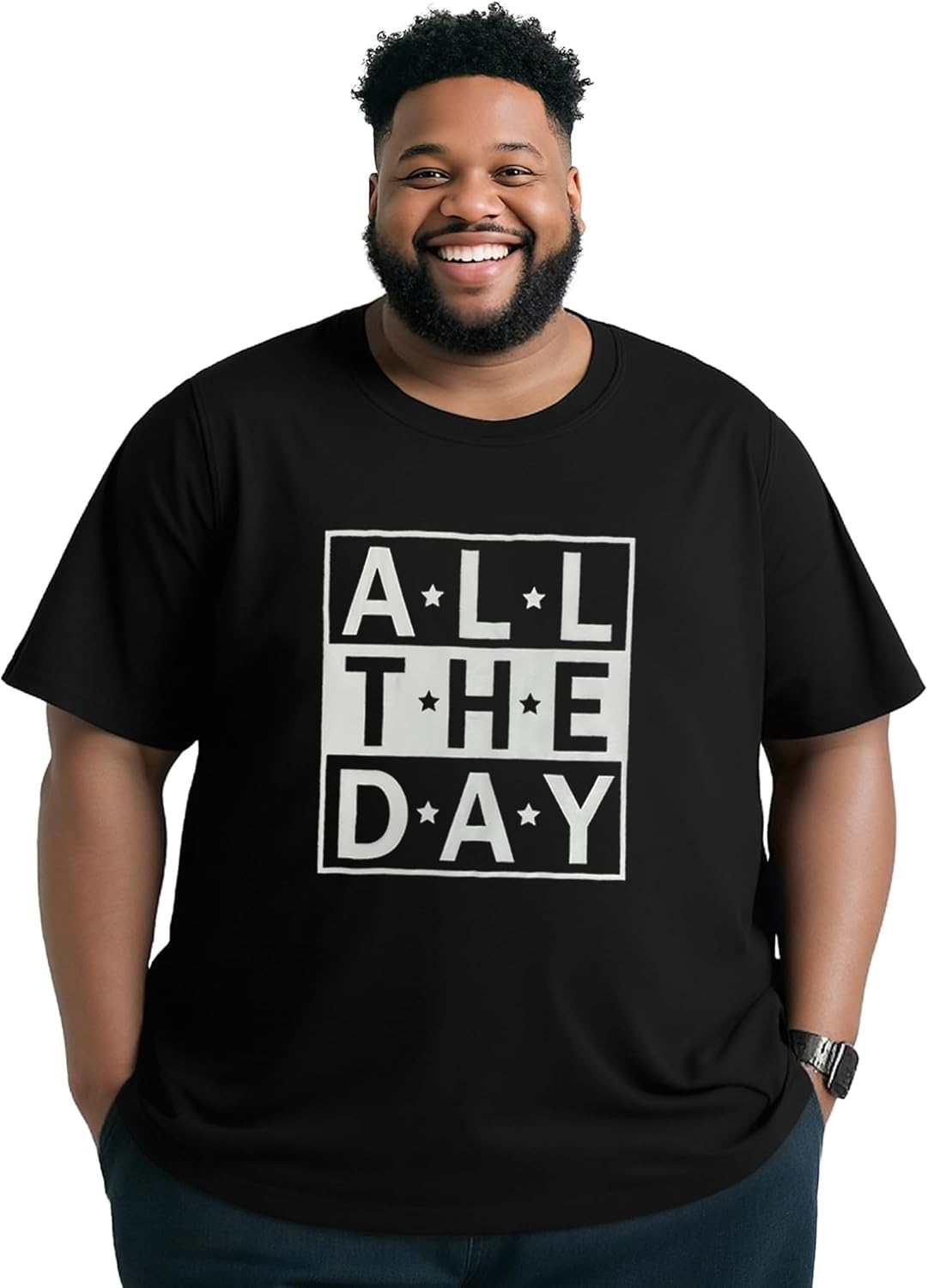 Big and Tall T Shirts for Men, Oversize Cotton Crew Neck T-Shirts, Short Sleeve Pullover Casual Loose Basic Tee Tops 4XL-8XL - Image 14