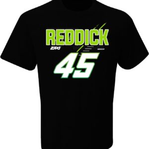 Checkered Flag Sports Tyler Reddick Name and #45 T-Shirt Black