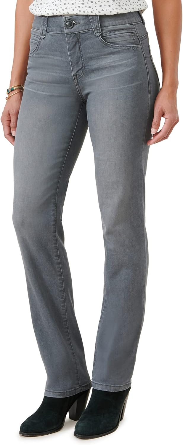 Democracy Women's Petite Ab Solution Straight Leg Jean - Image 4