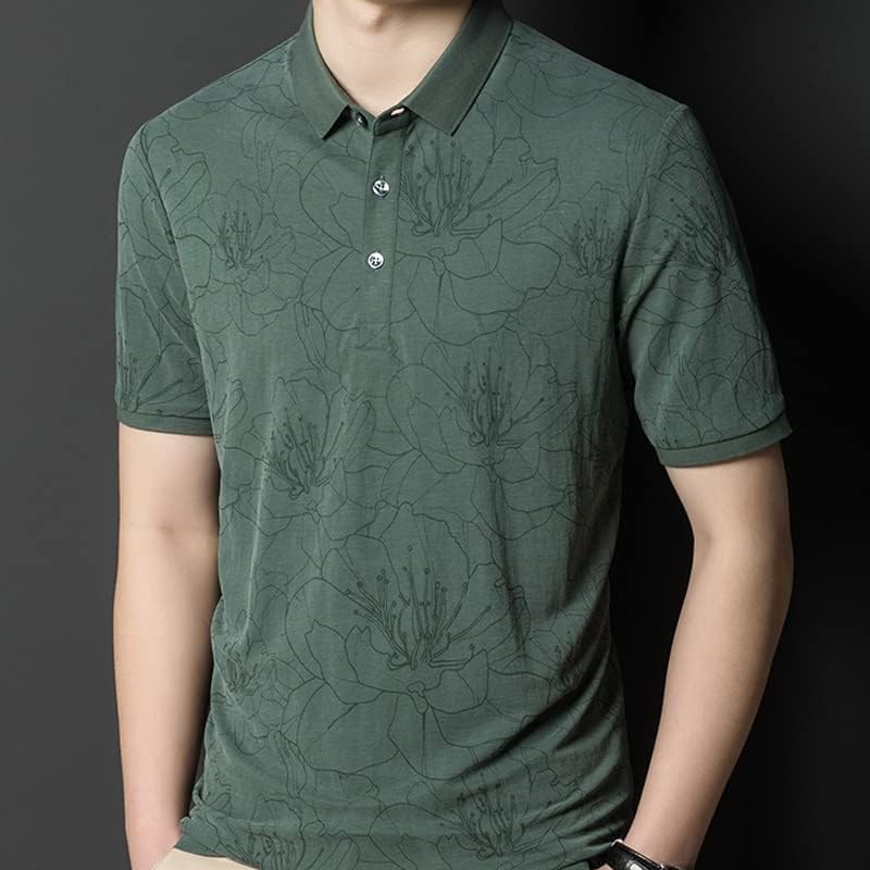 DUYHBAWRS Shirts T-Shirts Men's Shirt Printed Short Sleeve Casual Men's T-Shirt Simple Men's T-Shirt 3XL Size(Mcode) - Image 3