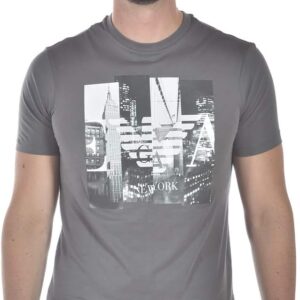 Emporio Armani City Prints T-Shirt in Grey NYC