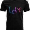GotPrint Unisex Love T-Shirts | Cute Heart for Couple Graphic Tee | Casual Letter Printed Novelty Shirt