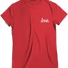 GotPrint Womens Love Printed Letter Graphic T Shirt, Love Shirts, Graphic Tees, Slim Fitted Casual Cotton Half Sleeve Tee Top