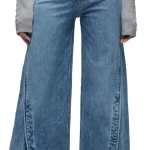 Hudson Women's James High Rise Wide Leg Jean