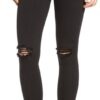HUDSON Women's Nico Midrise Ankle Destructed Super Skinny