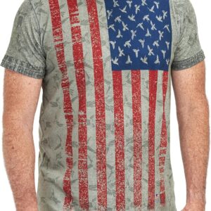 Hummingbirds of The USA - Graphic Tees for Men - Hummingbirds-Themed Men's Graphic T-Shirts - Vibrant All-Over-Print Designs