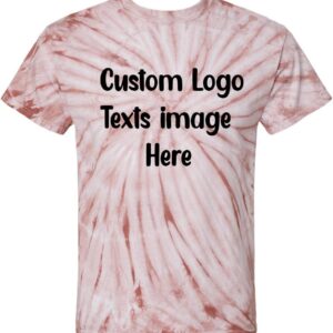 INK STITCH Unisex 200CY Custom Design Printing Logo Texts Cyclone Tie Dyed T-Shirts - Multicolors