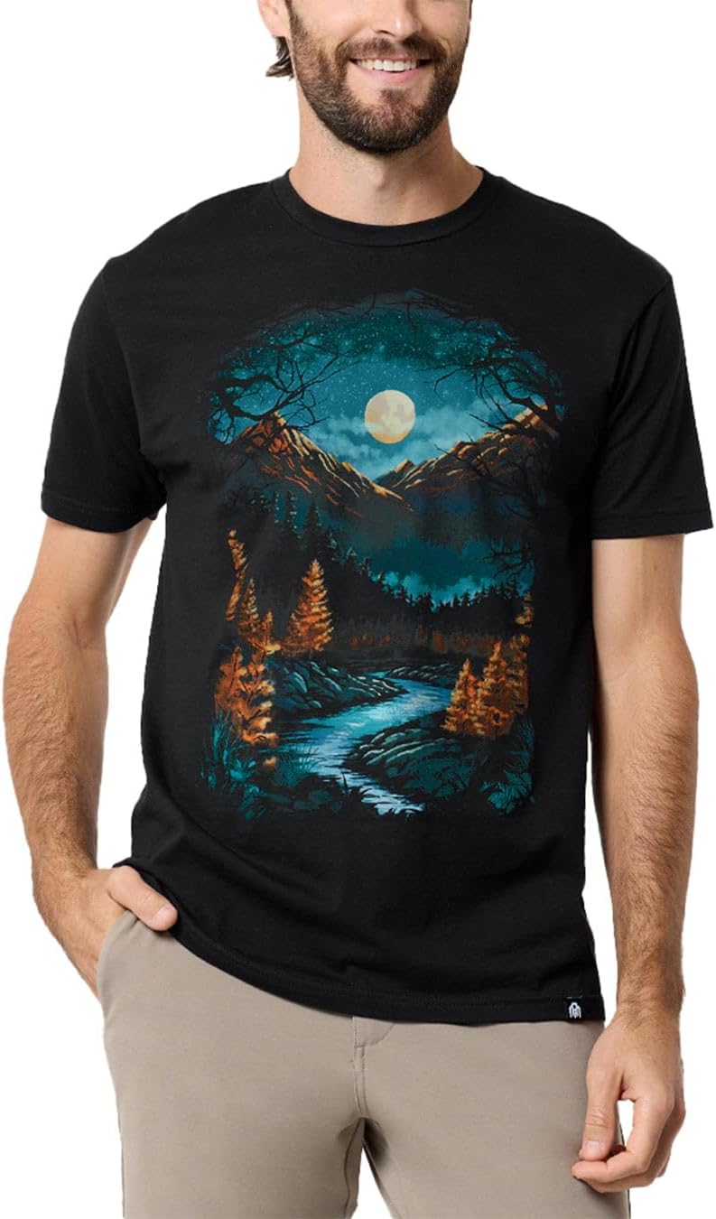 INTO THE AM Men's Graphic T-Shirts S - 4XL Premium Short Sleeve Tees Cool Nature Designs - Image 34