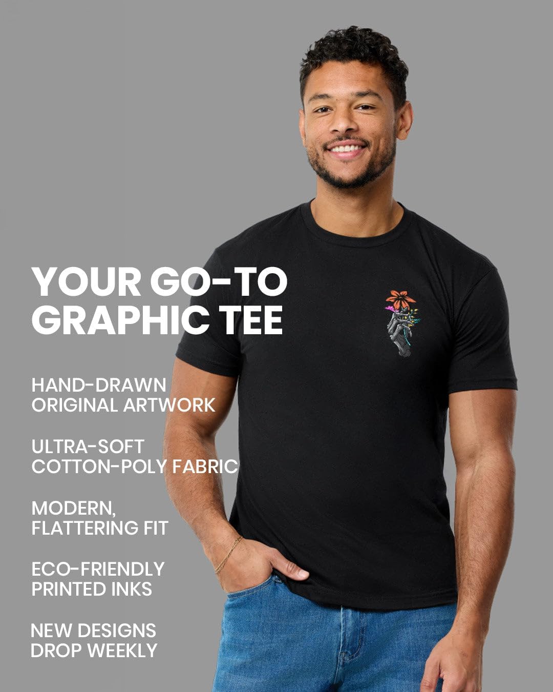 INTO THE AM Men's Graphic T-Shirts S - 4XL Premium Short Sleeve Tees Cool Nature Designs - Image 4