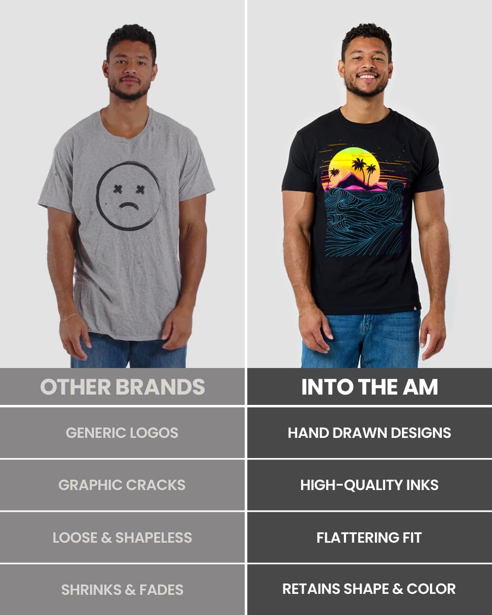 INTO THE AM Men's Graphic T-Shirts S - 4XL Premium Short Sleeve Tees Cool Nature Designs - Image 5