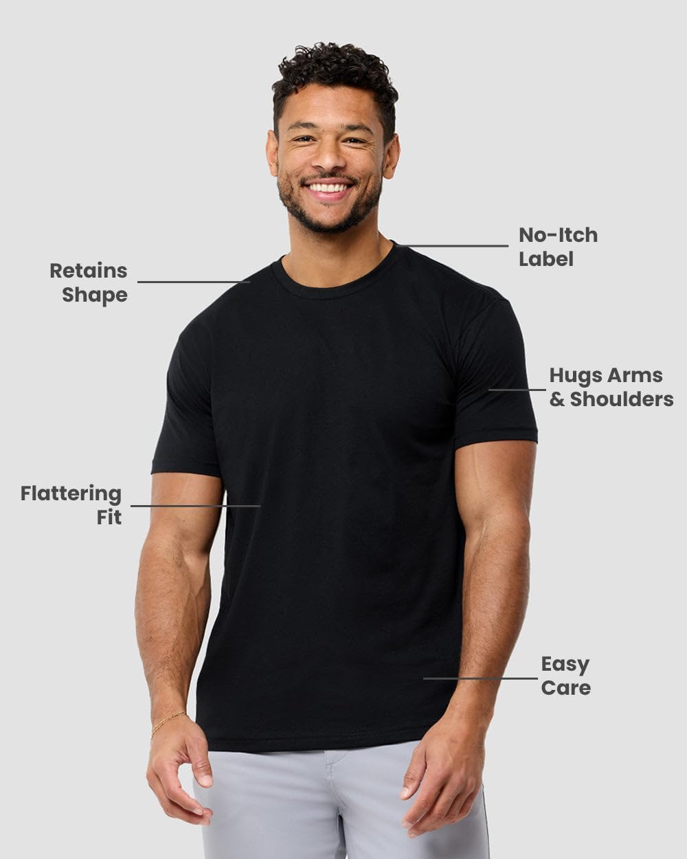 INTO THE AM Mens T Shirt - Short Sleeve Crew Neck Soft Fitted Tees S - 4XL Fresh Classic Tshirts - Image 2