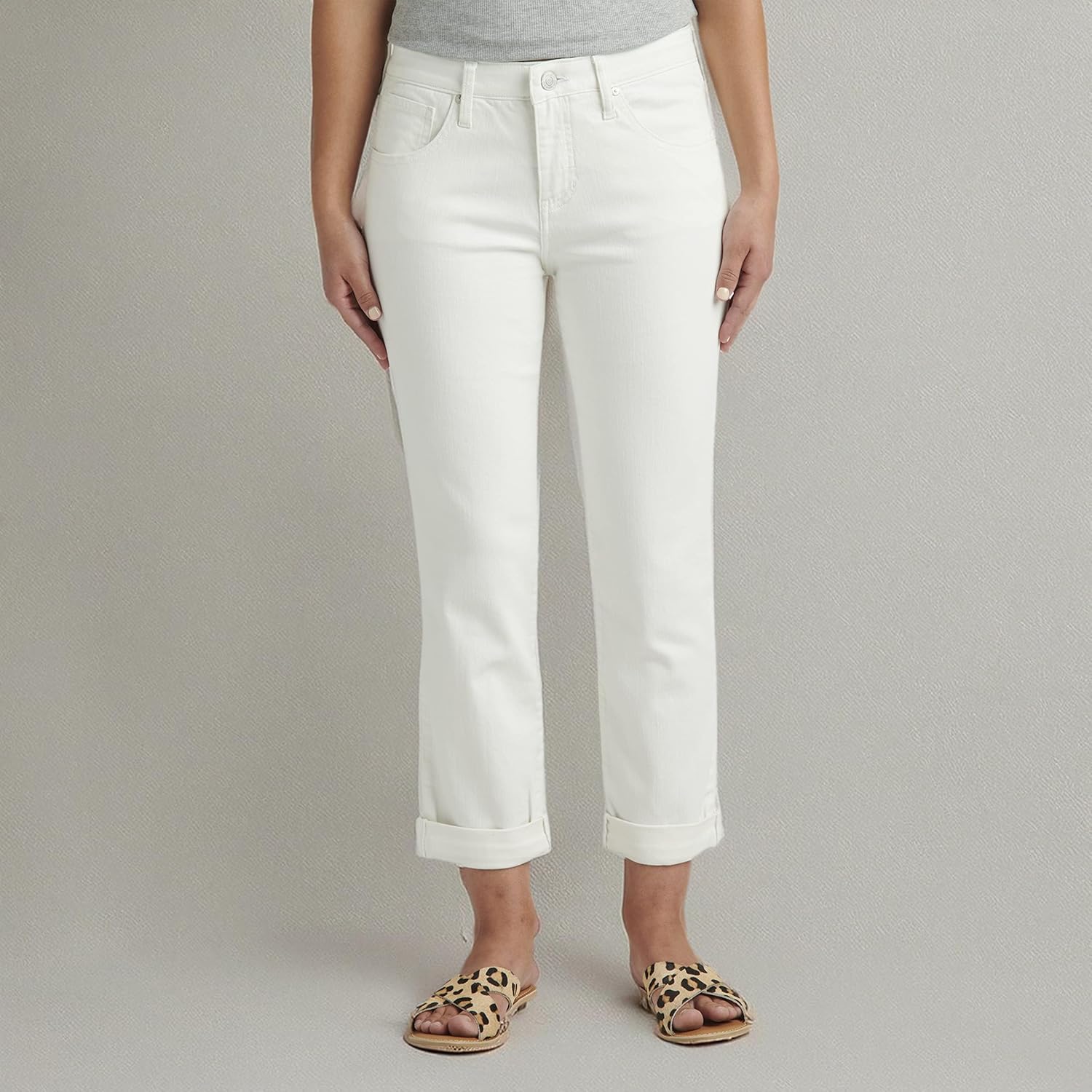 Jag Jeans Women's Petite Carter Mid Rise Girlfriend Jeans-Legacy - Image 8