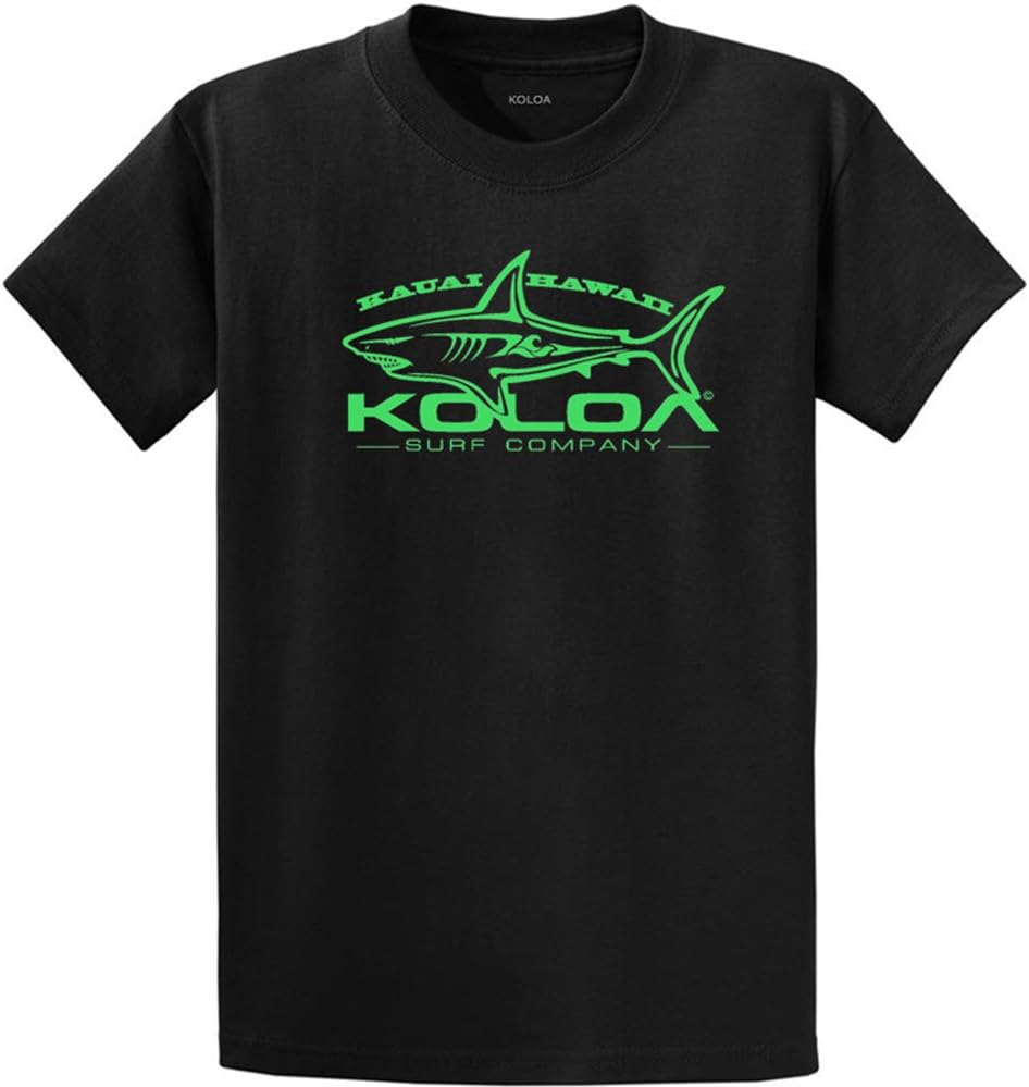 Koloa Surf Custom Graphic Heavyweight Cotton T-Shirts in Regular, Big and Tall - Image 5
