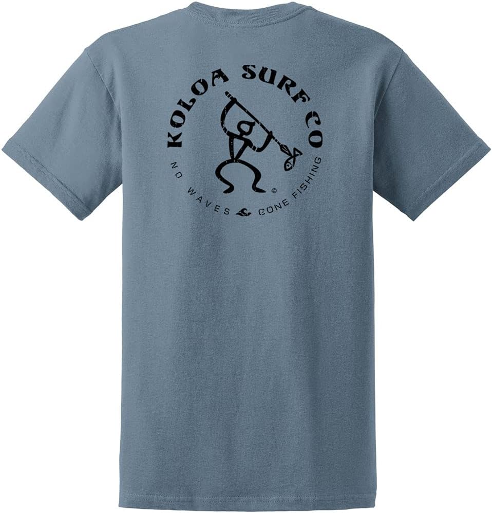 Koloa Surf Custom Graphic Heavyweight Cotton T-Shirts in Regular, Big and Tall - Image 22