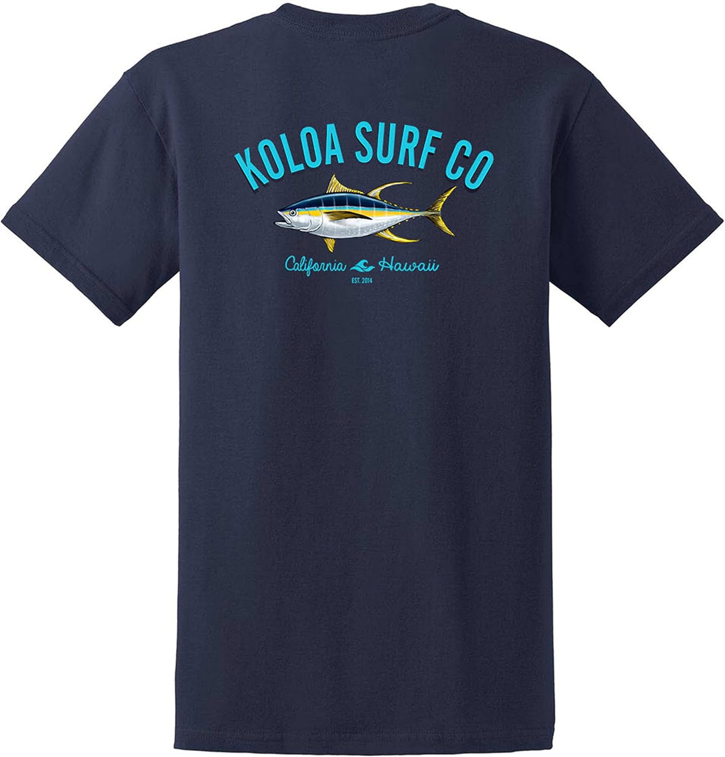 Koloa Surf Custom Graphic Heavyweight Cotton T-Shirts in Regular, Big and Tall - Image 23