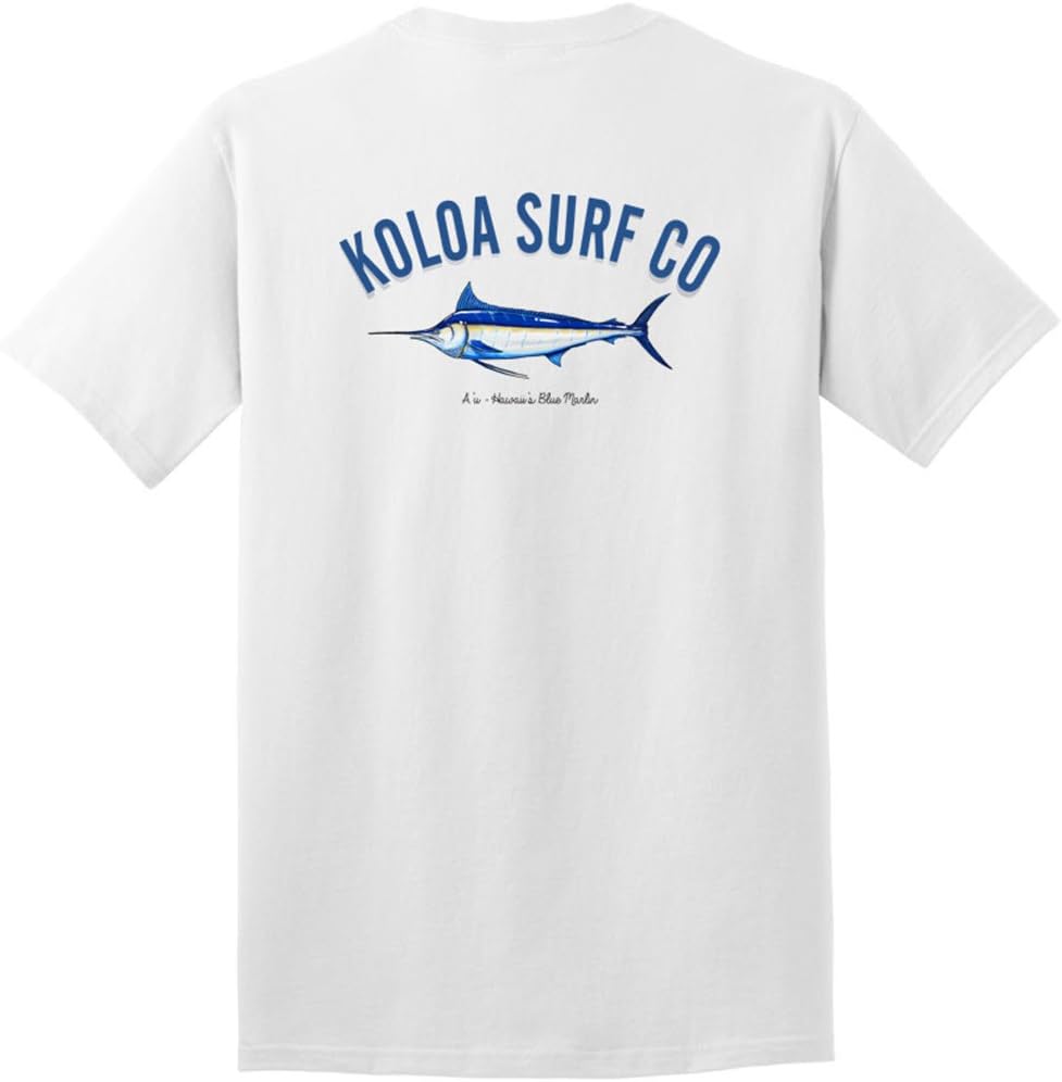 Koloa Surf Custom Graphic Heavyweight Cotton T-Shirts in Regular, Big and Tall - Image 10