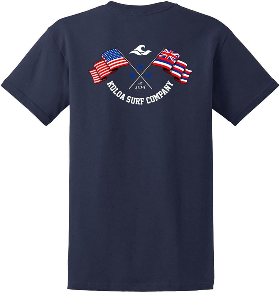 Koloa Surf Custom Graphic Heavyweight Cotton T-Shirts in Regular, Big and Tall - Image 7