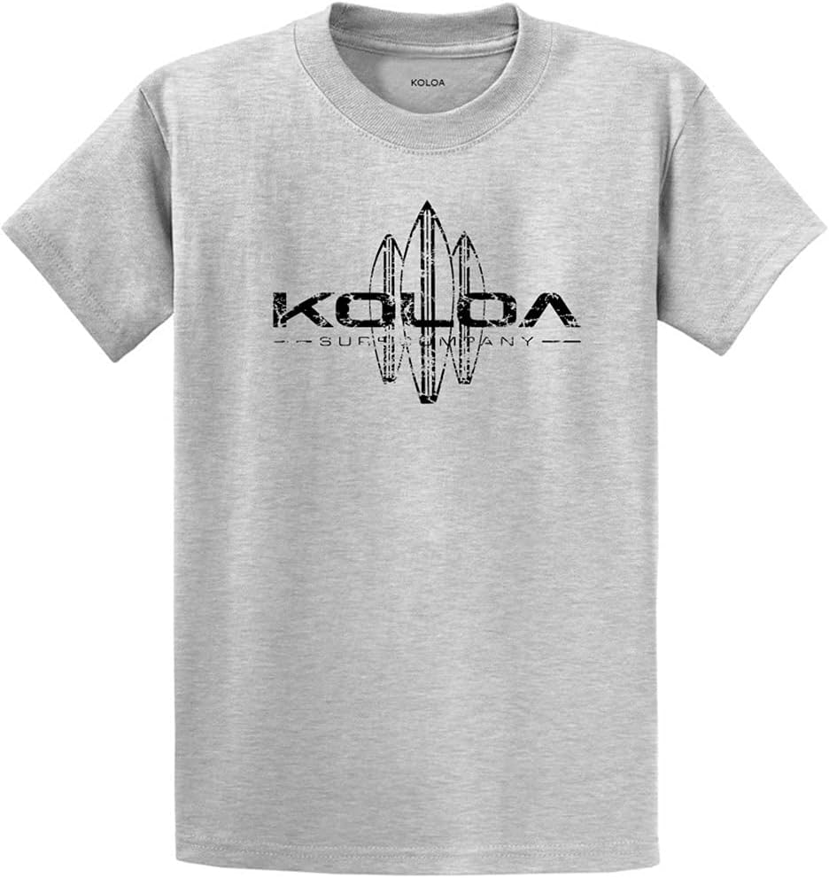 Koloa Surf Custom Graphic Heavyweight Cotton T-Shirts in Regular, Big and Tall