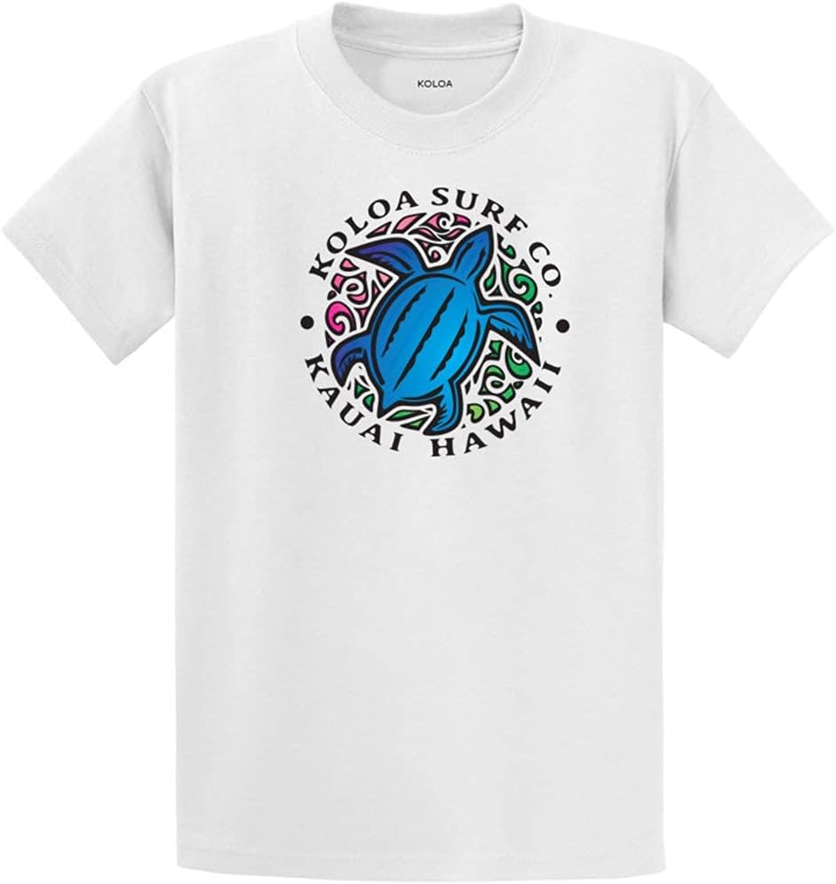 Koloa Surf Custom Graphic Heavyweight Cotton T-Shirts in Regular, Big and Tall - Image 17