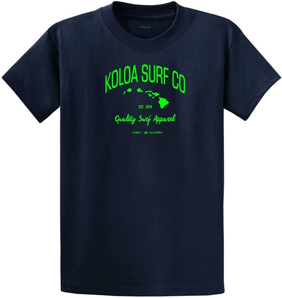Koloa Surf Custom Graphic Heavyweight Cotton T-Shirts in Regular, Big and Tall - Image 8