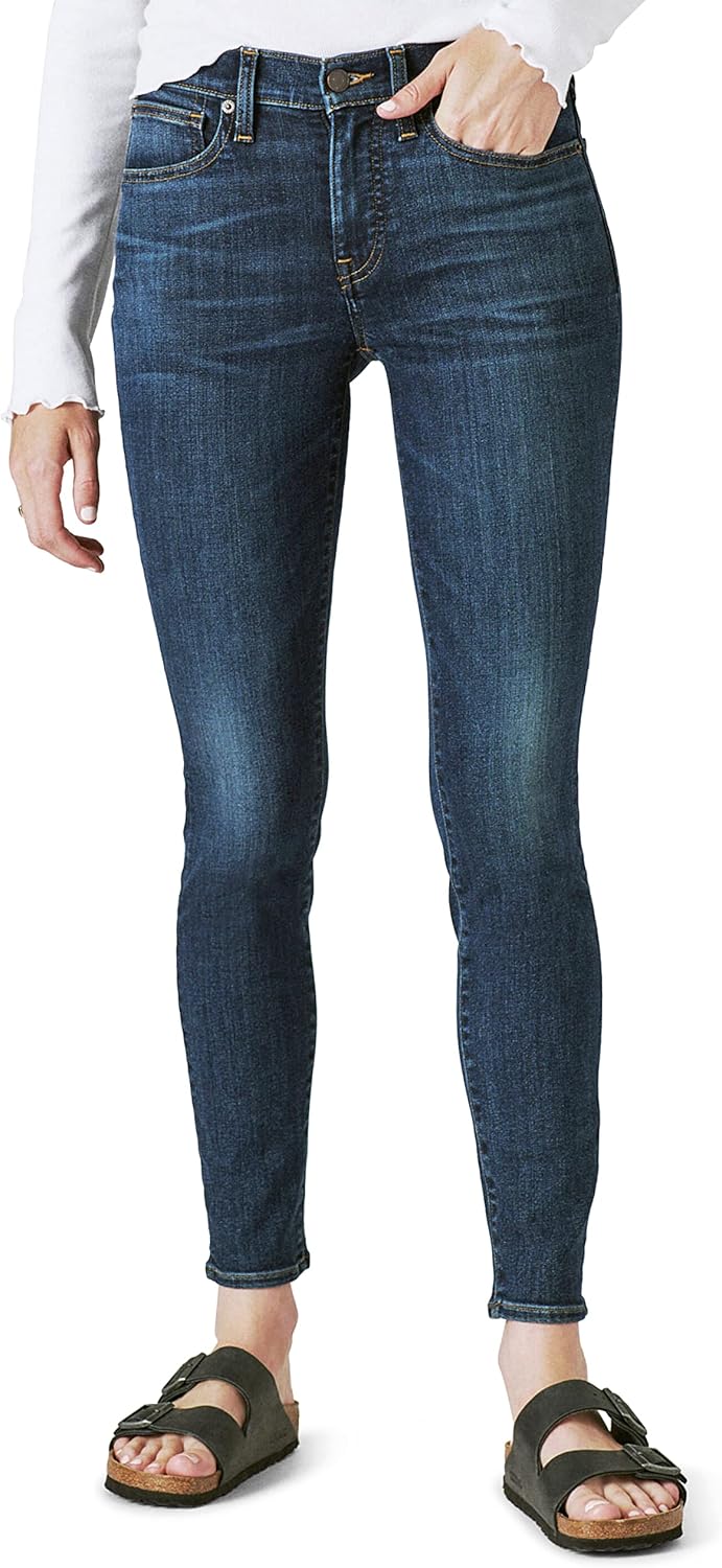 Lucky Brand Women's Mid Rise Ava Skinny Jean - Image 36