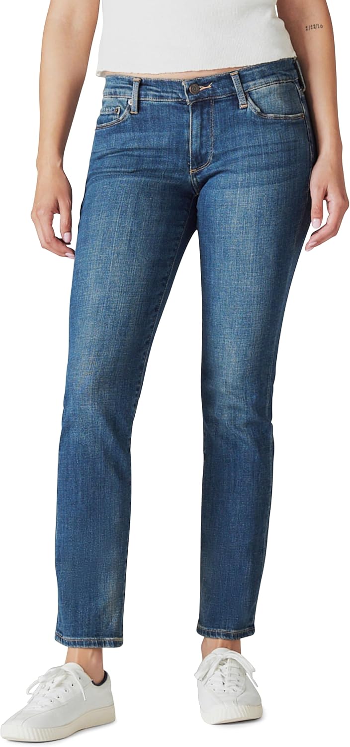 Lucky Brand Women's Mid Rise Sweet Straight Jeans