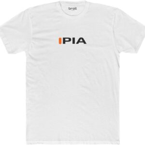 PIA Unisex Cotton T-Shirt, Crew Neck, Short Sleeve, Automotive Design Print