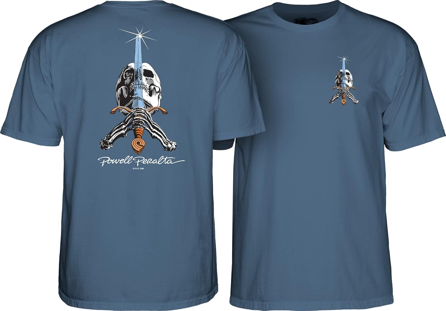 Powell Peralta Skull and Sword T-Shirts - Image 9