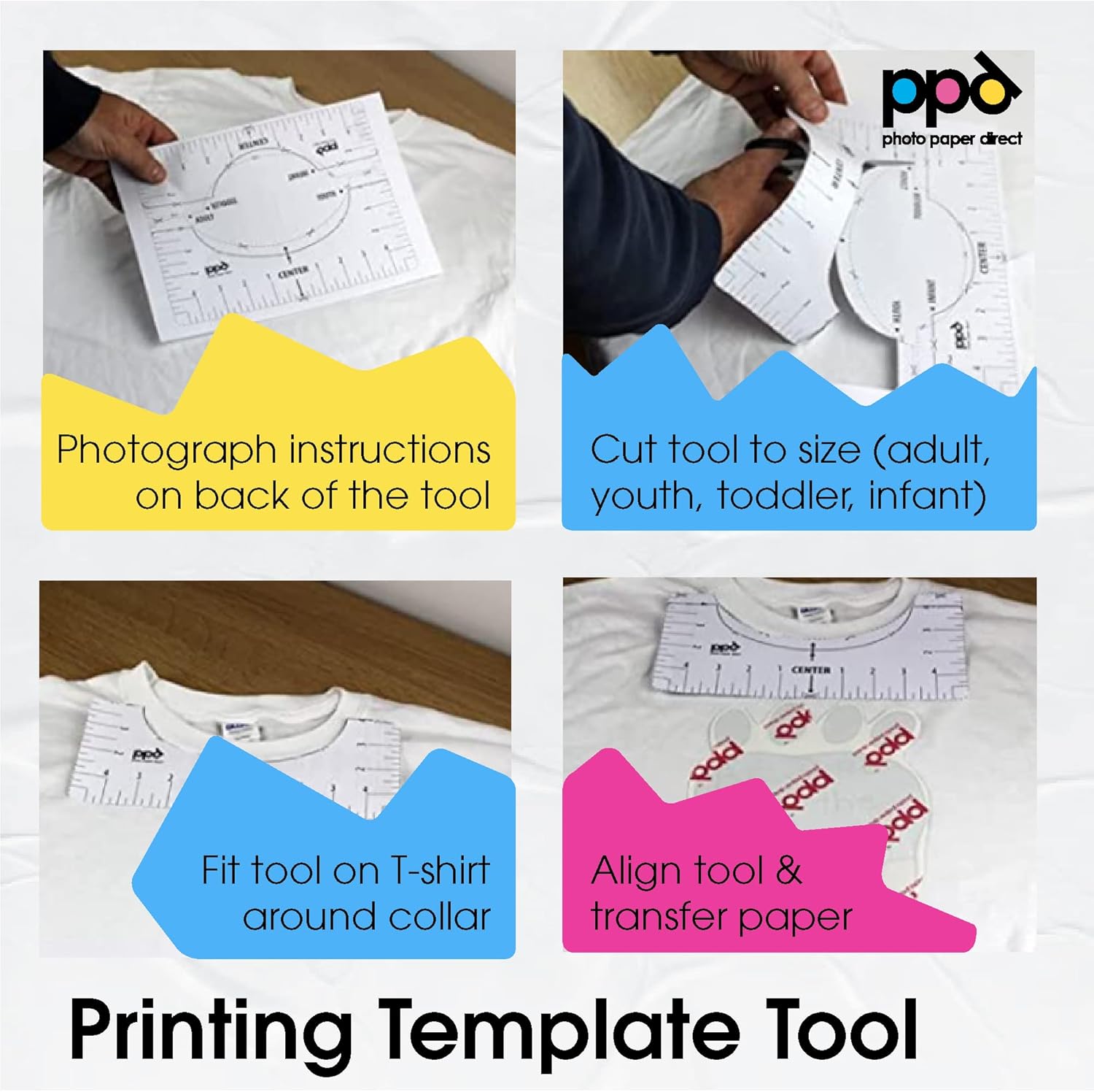 PPD 40 Sheets 8.5x11\u201D - Inkjet Iron-on Heat Transfer Paper for White & Light Fabric and T-Shirts - Premium - PPD-1-40 - Image 7