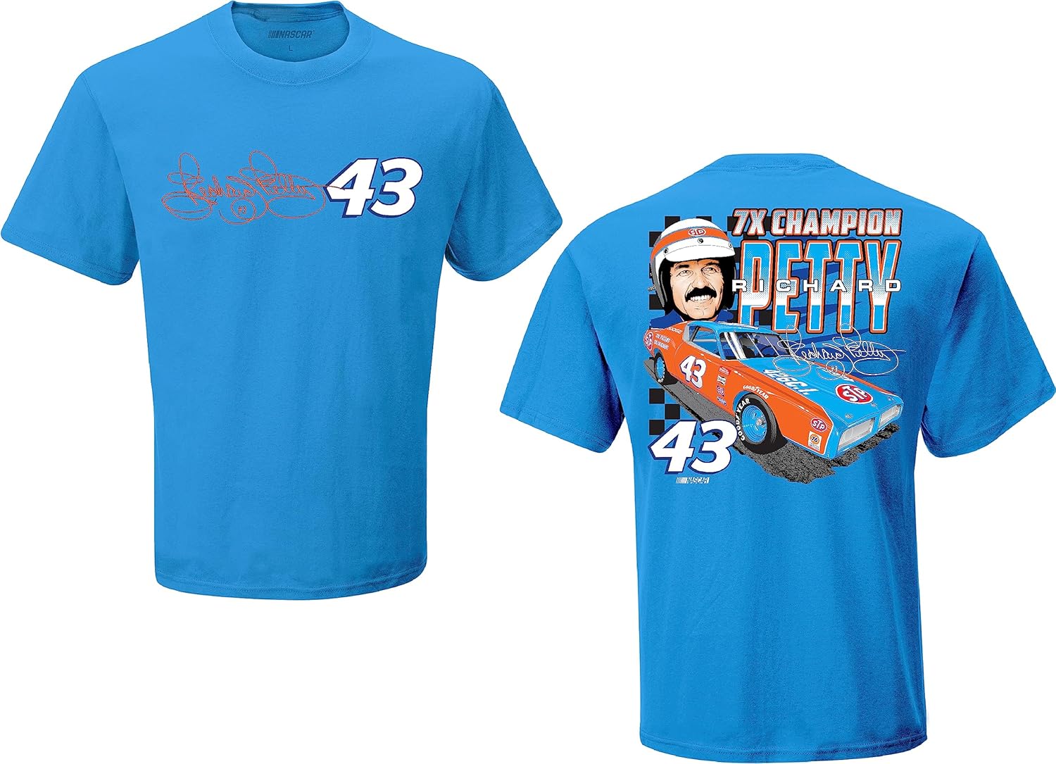 Richard Petty #43 NASCAR 2023 The King 7X Champ Adult 2 Sided