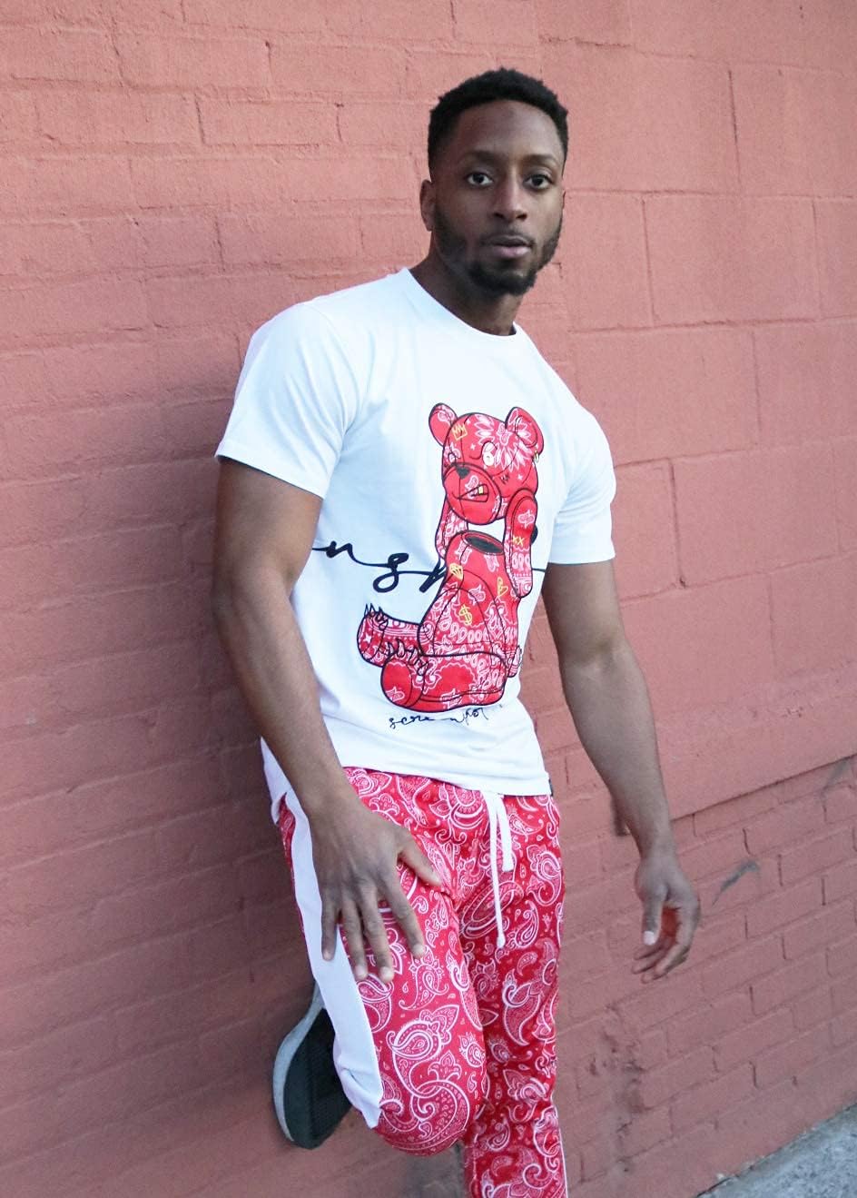 SCREENSHOT-1202-SS-1 Mens Hipster Hip-Hop Premium Stylish Longline Urban High Density Gel Tee - Image 3