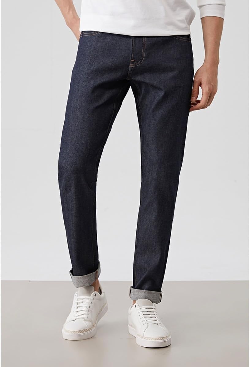 SIDUFHAOPKLL Jeans Straight Leg Denim Pants Casual Versatile Jeans - Image 2