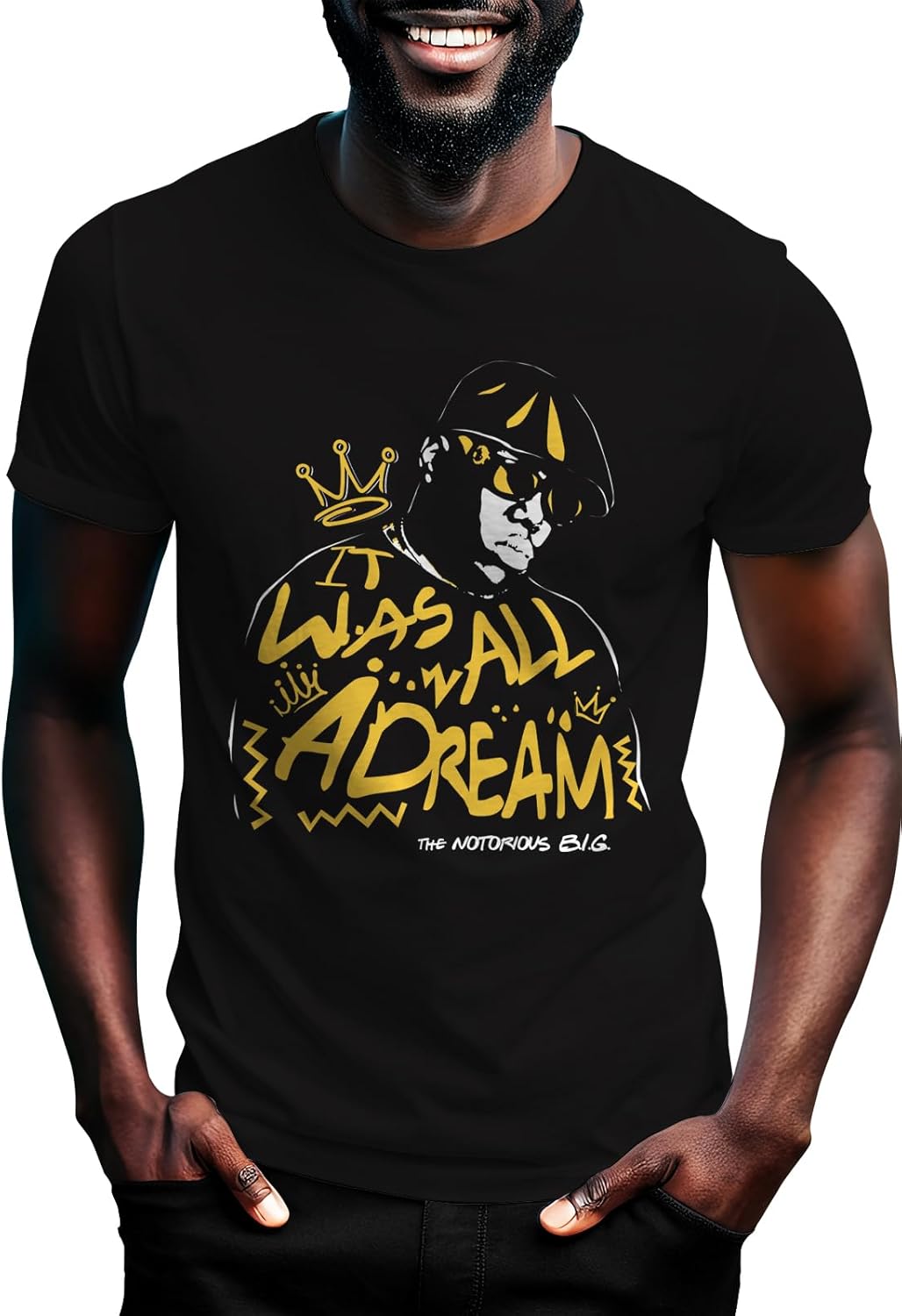 Swag Point Men\u2019s Graphic T Shirts \u2013 100% Cotton Casual Streetwear Hipster Hip Hop Tshirts Short Sleeve Print Tops - Image 32