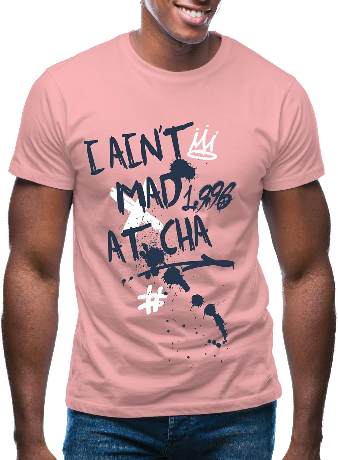 Swag Point Men\u2019s Graphic T Shirts \u2013 100% Cotton Casual Streetwear Hipster Hip Hop Tshirts Short Sleeve Print Tops - Image 31