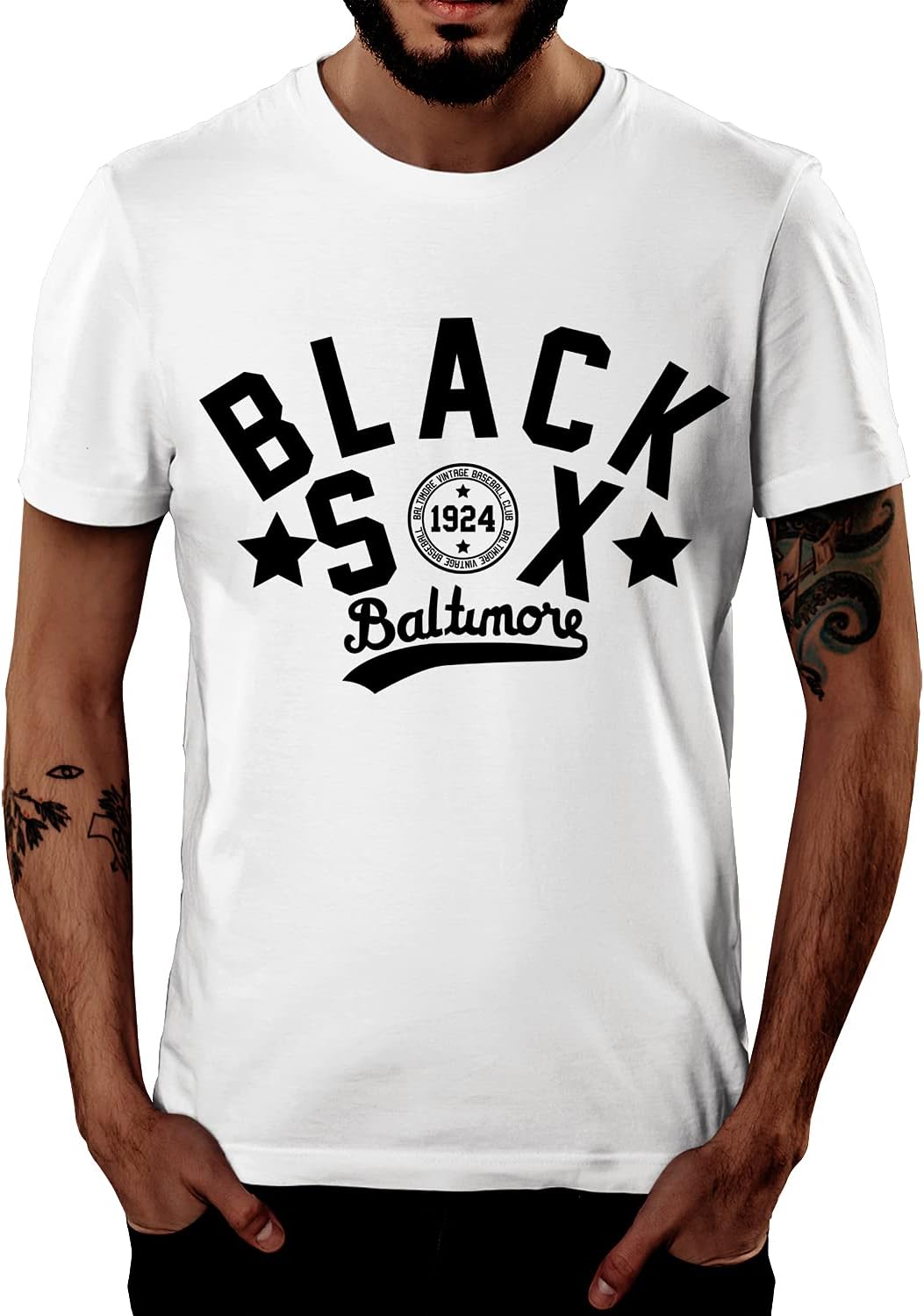 Swag Point Men\u2019s Graphic T Shirts \u2013 100% Cotton Casual Streetwear Hipster Hip Hop Tshirts Short Sleeve Print Tops - Image 36